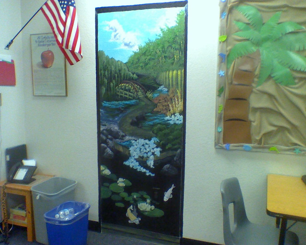 Koi Pond Mural