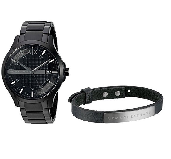 A/X Armani Exchange Smart Watch + Bracelet Gift Set | US WRIST CLOCKS