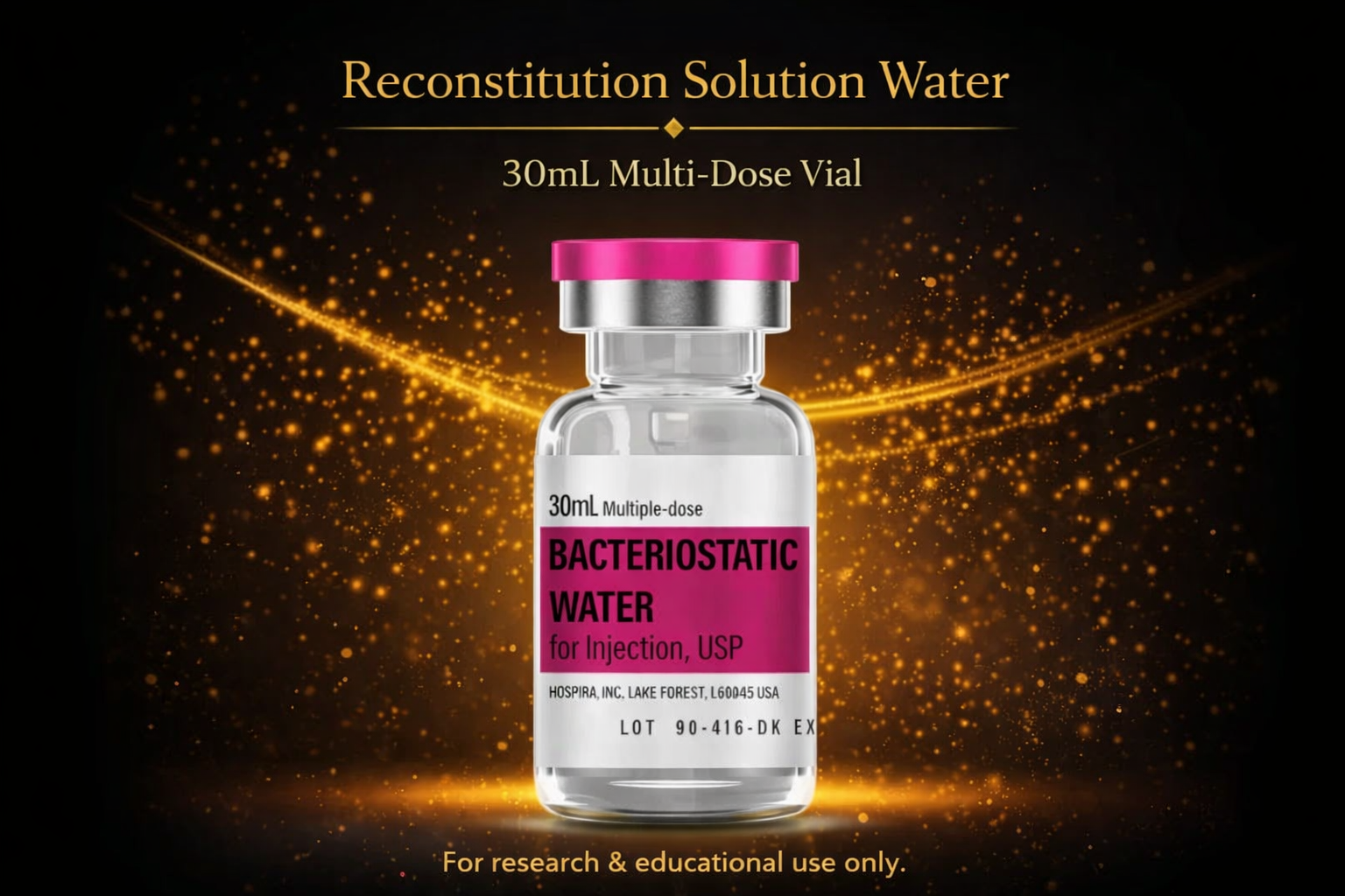 Reconstitution Solution Water — 30mL Multi-Dose Vial