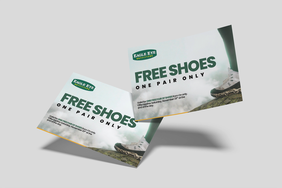 Free shoes voucher