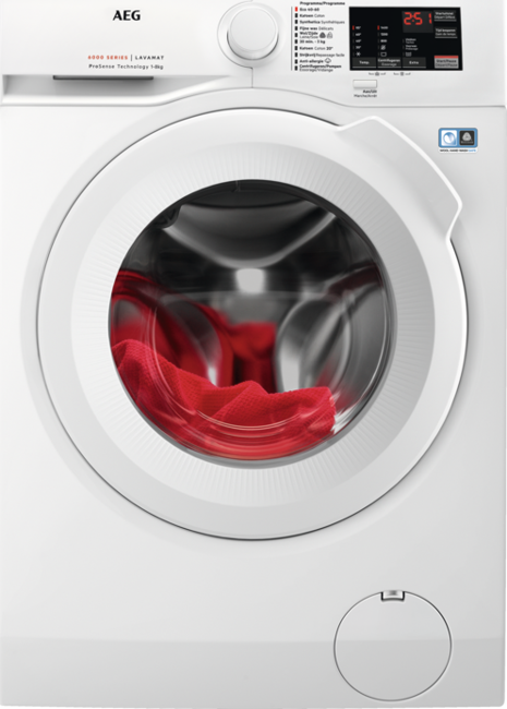 AEG LF62R840 – Lave-linge 8 kg