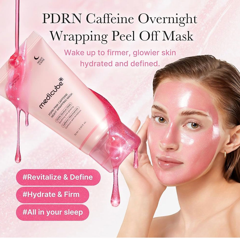 Миниатюра: Medicube PDRN PINK CAFFEINE NIGHT WRAPPING MASK 75ML