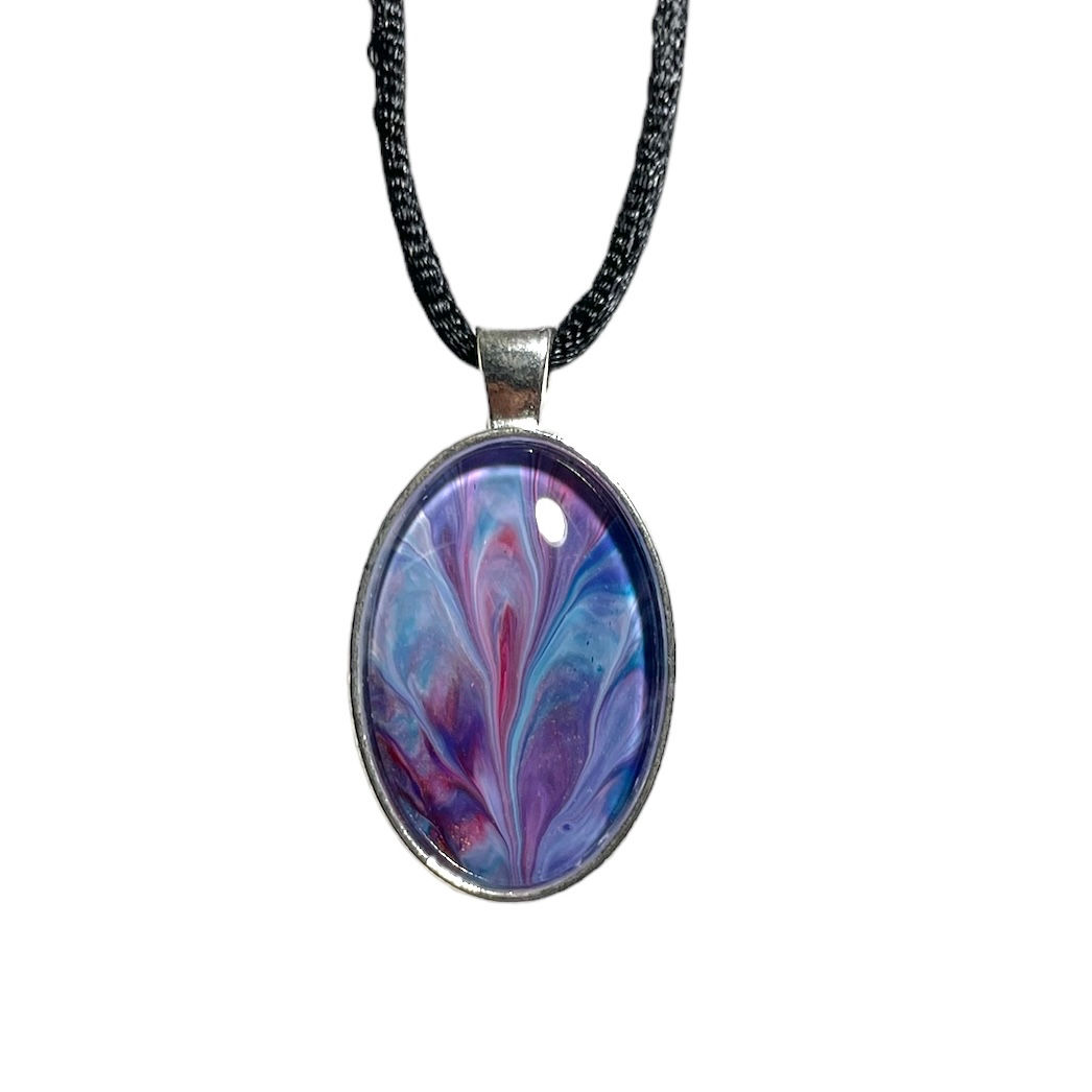 Original Artwork Oval Pendant