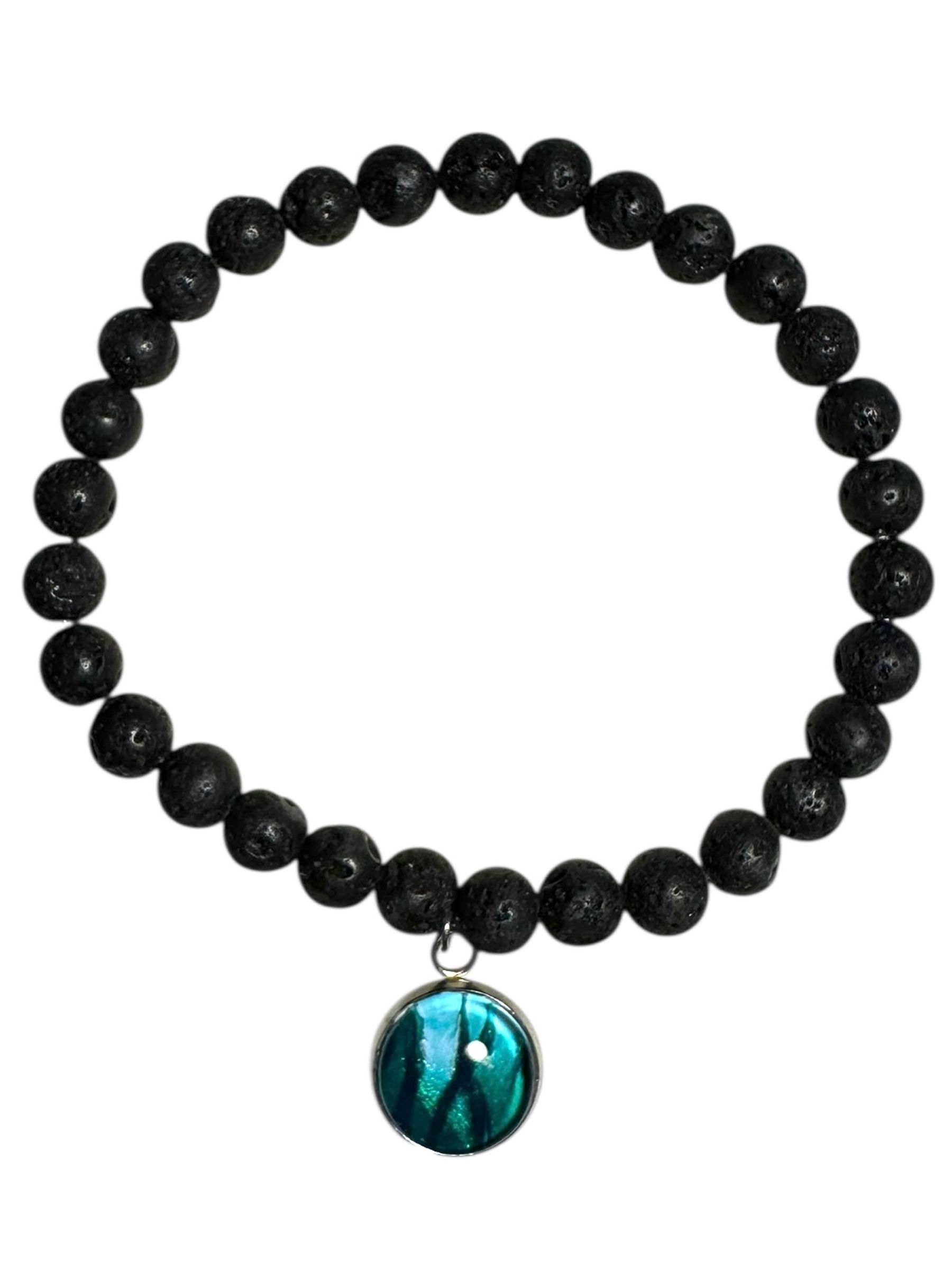 Lava Bracelet with Original Artwork Charm