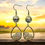 Thumbnail: Original Artwork Teardrop Wave Earrings