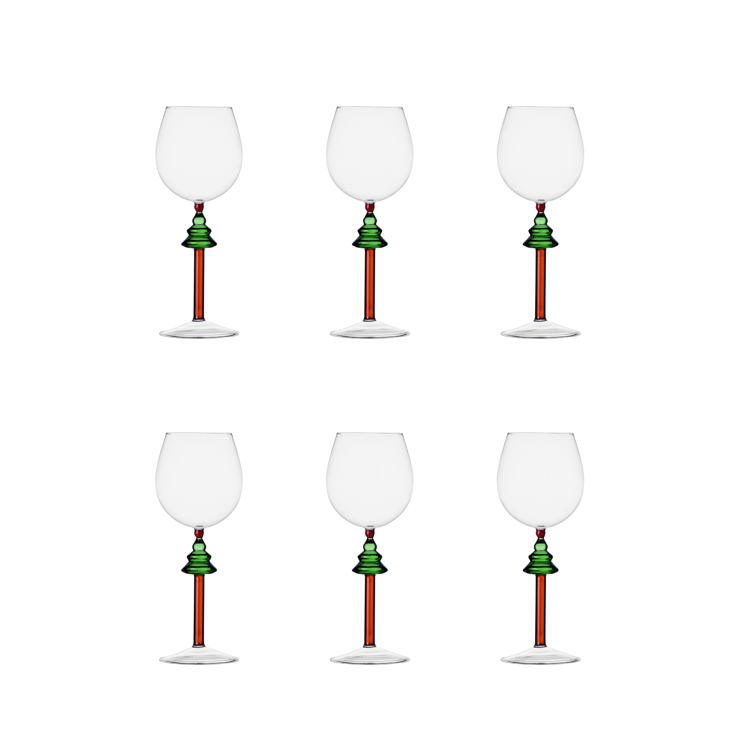 Christmas Wine Glass Set