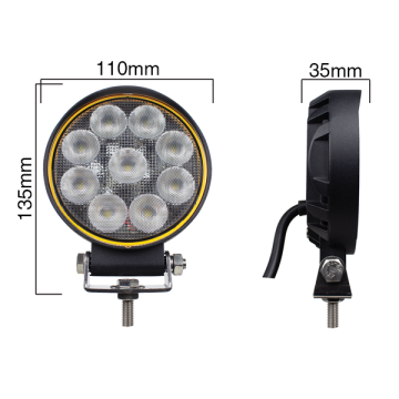 Thumbnail: GUARDIAN Round LED Work Lamp 1500 Lumens