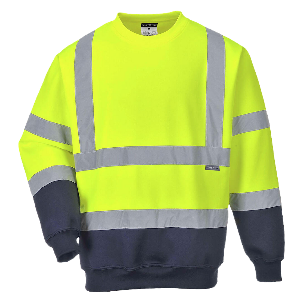 Thumbnail: PORTWEST - B306 HI-CONTRAST SWEATSHIRT