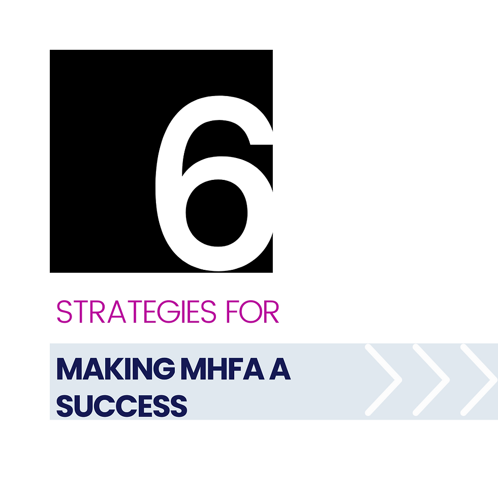 From Training to Integration: Making Mental Health First Aid Work
