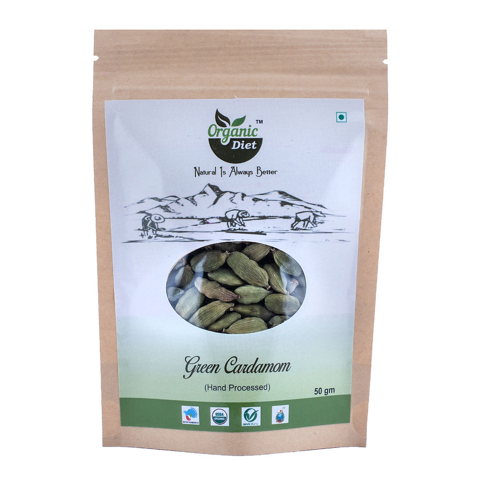 Organic Green cardamom