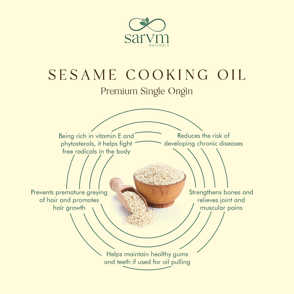 Benefit of Sesame Oil