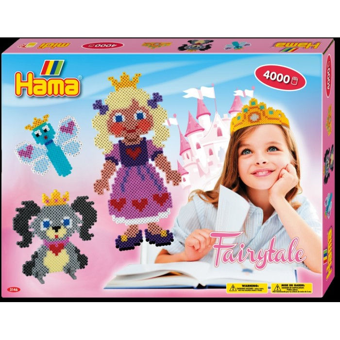 מארז חרוזי המה קופסה בינונית סיפורים באגדות HAMA