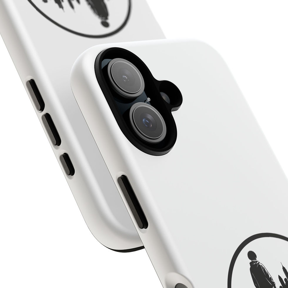Thumbnail: Phone Case — "Just Walk Away" Black Silhouette Urban Design