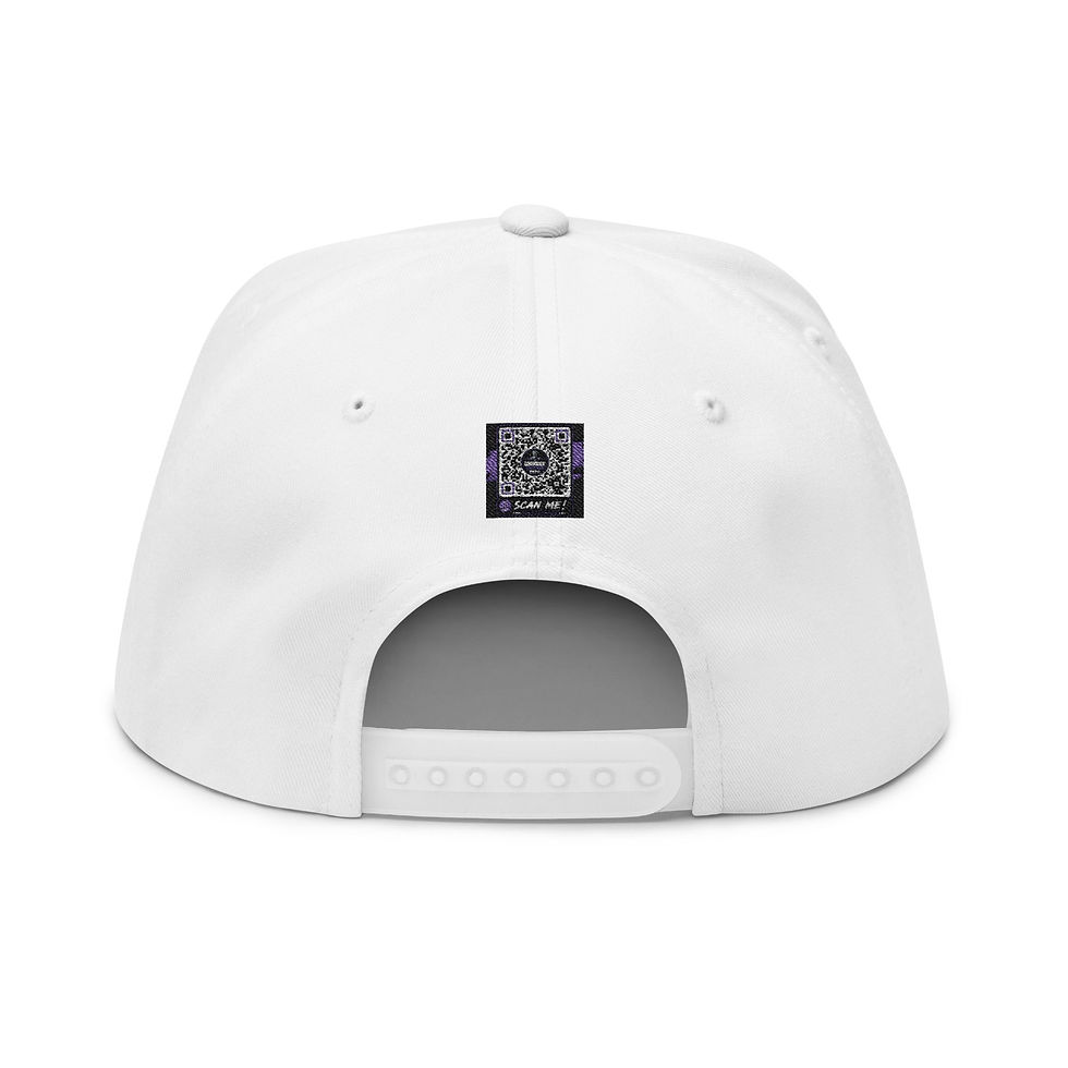 Thumbnail: Grinder Nation Embroidered Flat Bill Cap