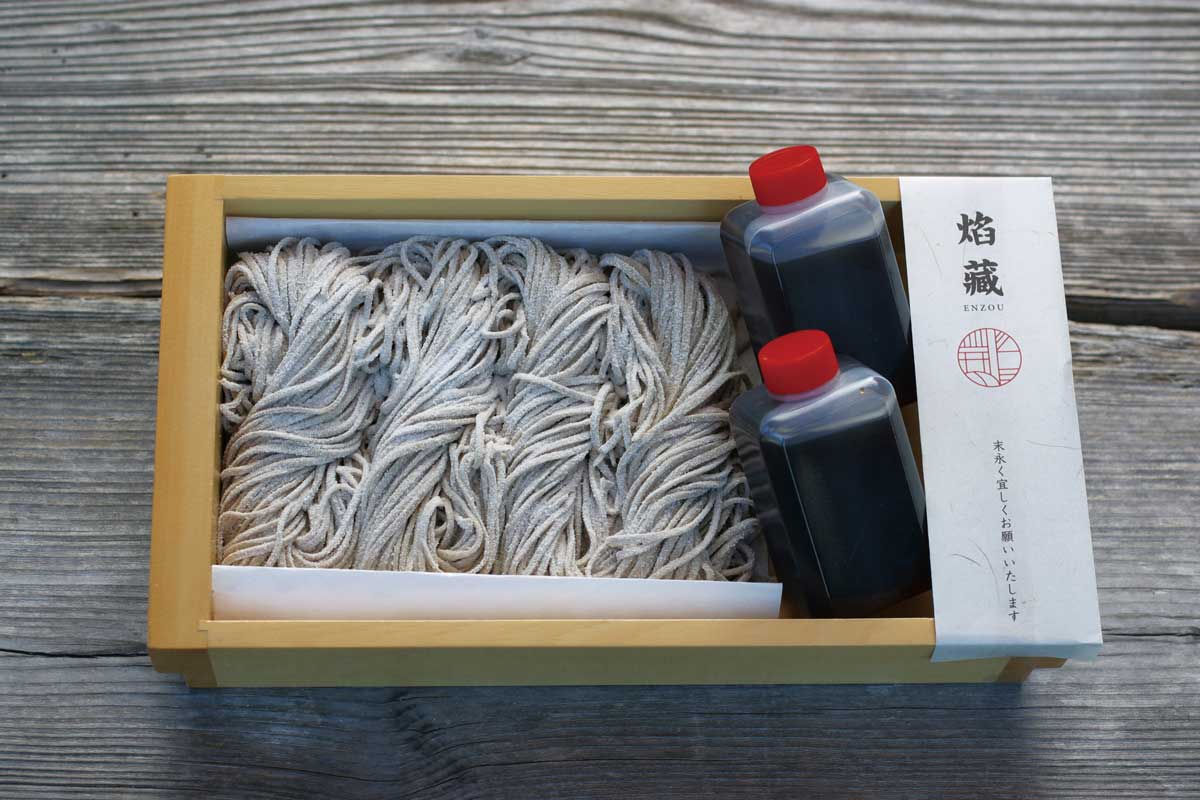 生粉打ち板そばセット［そば板付］・1箱（1箱 4人前入り）
