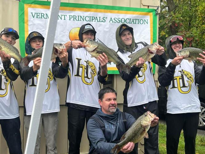 The Harwood championship bass team, coached by Scott Green.