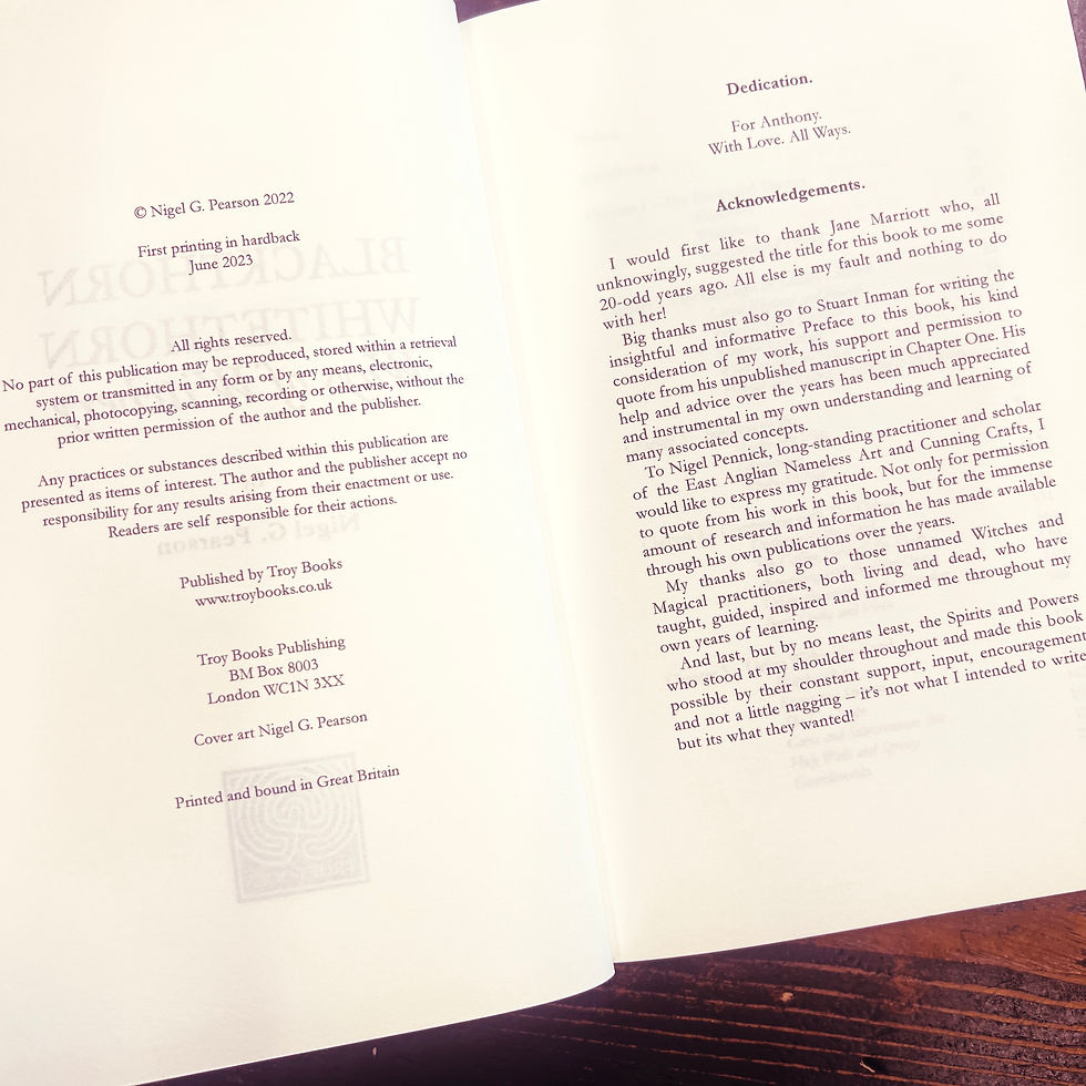 Thumbnail: Blackthorn Whitethorn - signed