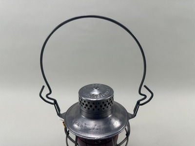 Thumbnail: Dressel Railroad Lantern, Ruby Globe  B&O