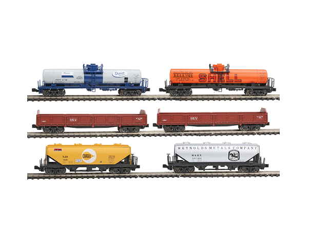 Kato N scale Mixed Freight 6-Car Set - Ready to Run