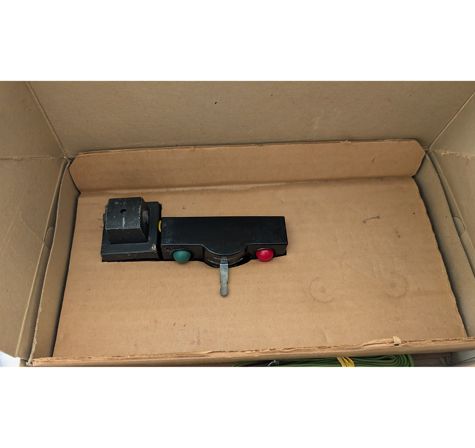 Thumbnail: American Flyer No. 678 Left Remote Control Switch                          S