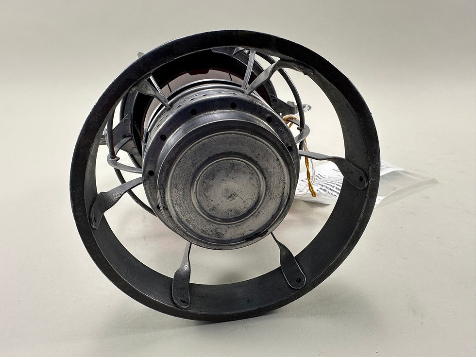 Thumbnail: Dressel Railroad Lantern, Ruby Globe  B&O