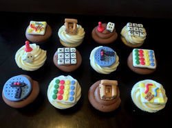 Board Game Cupcakes