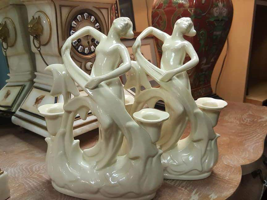 Swirl Dancer Candelabra
