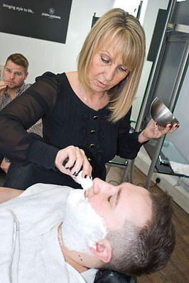 Cut throat shaving