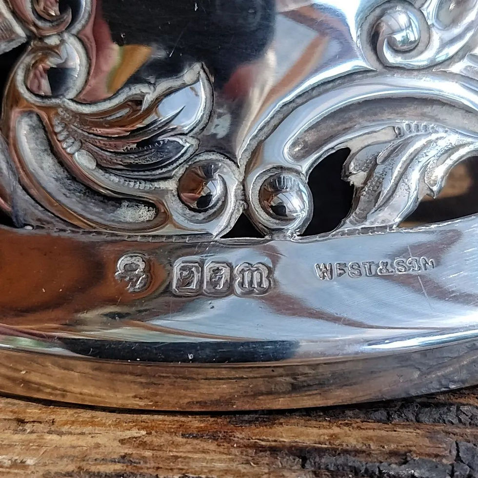 Thumbnail: Irish Silver Potato Dish Ring - Dublin