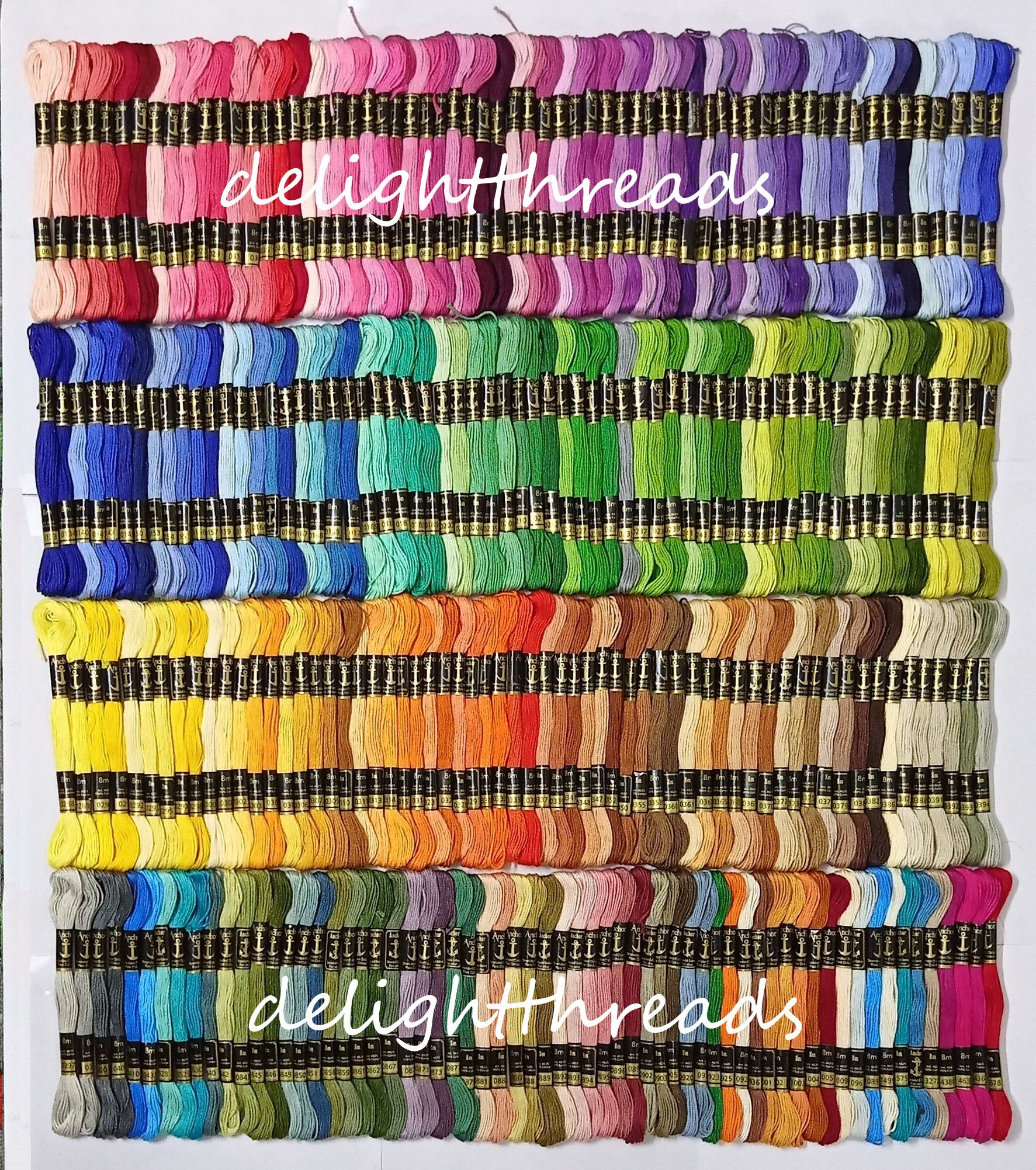 Anchor - Set of 250 Skeins in Solid Color