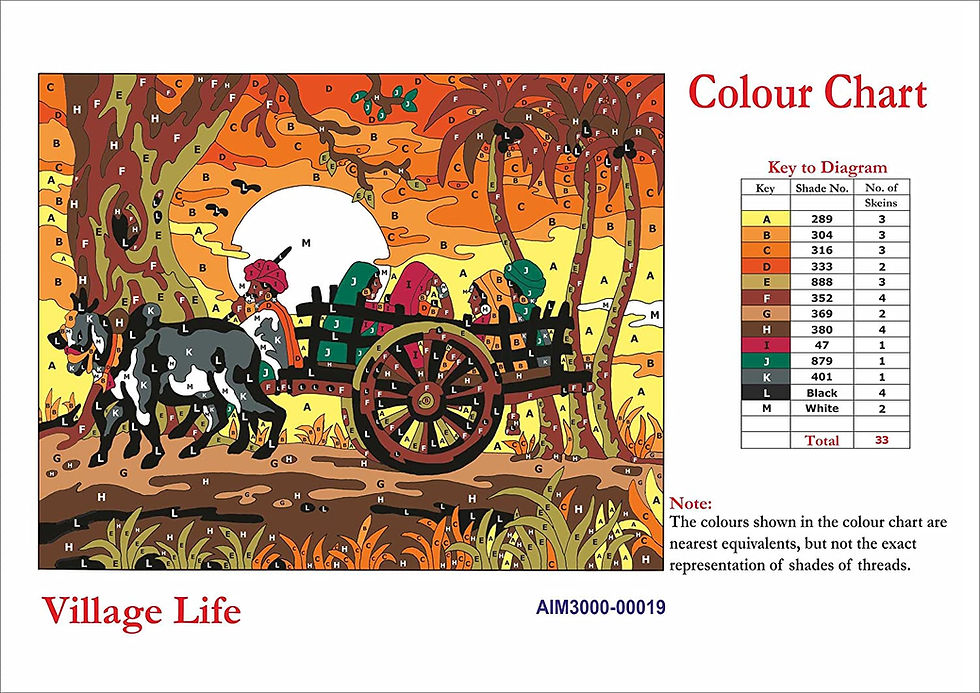 Thumbnail: Anchor Stitch Kit - Village Life India Active