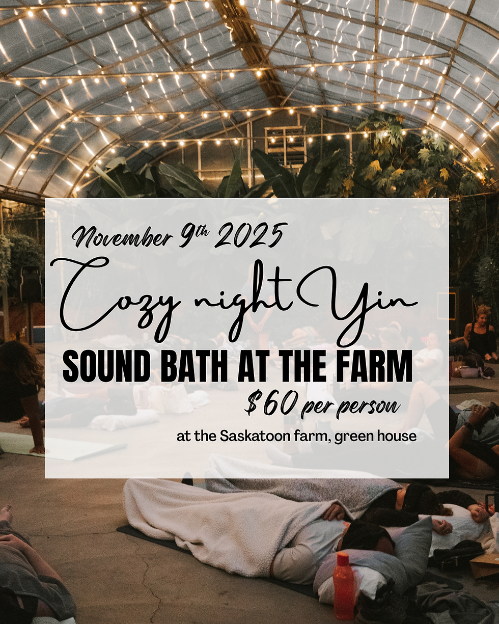 Cozy Night Yin & Soundbath at the Farm