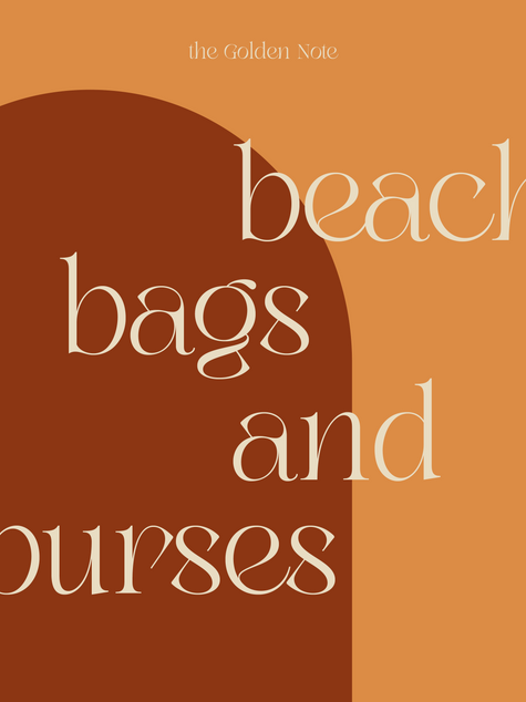 BEACH BAGS AND PURSES