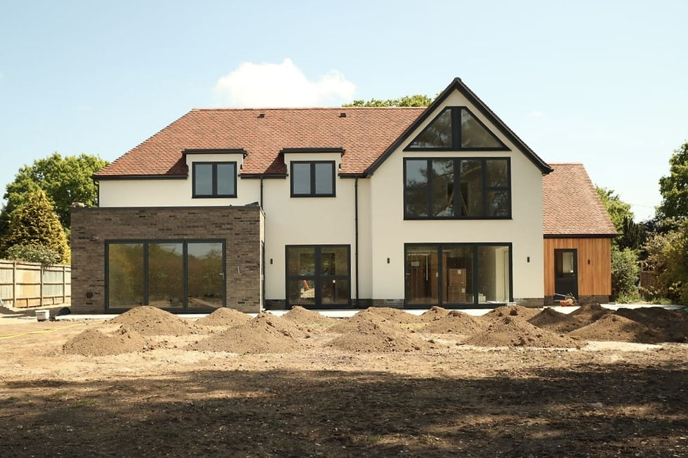 Energy-efficient residential construction project in Berkshire