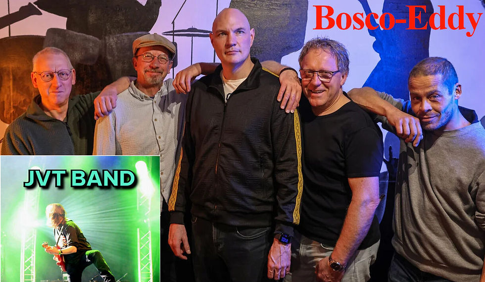 Jazz en Pop presenteert: JVT Band en Bosco Eddy op 28 maart 