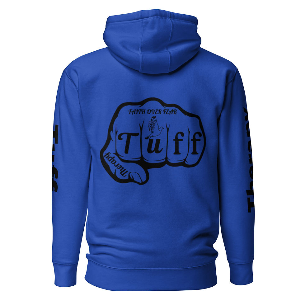 Thumbnail: Tuff Therapy Hoodie (different back logo)