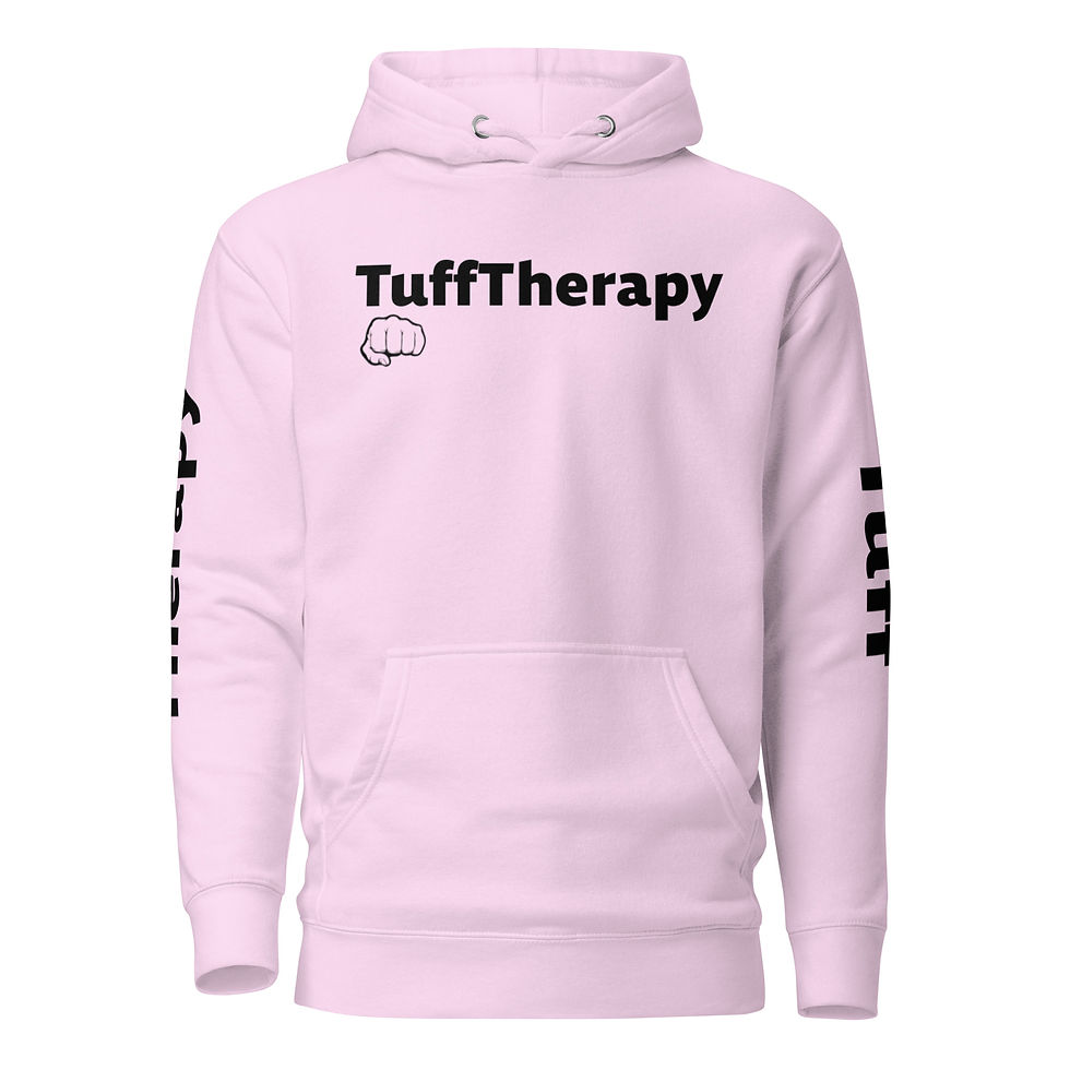 Thumbnail: Tuff Therapy Hoodie (different back logo)