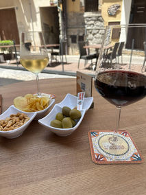 The wine bar La Cantina del Barone in Cefalù, Sicily