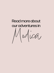 Read more about our adventures in Modica