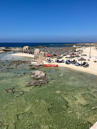 Favignana, Sicily - azur blur water