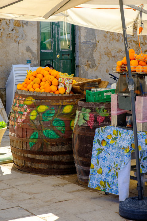 The vibrant and famous colors of Marzamemi, Sicily