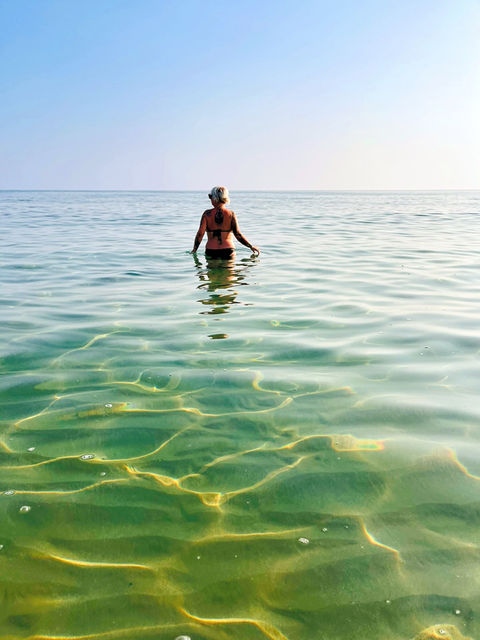Crystal clear water at the beaches in southern Sicily