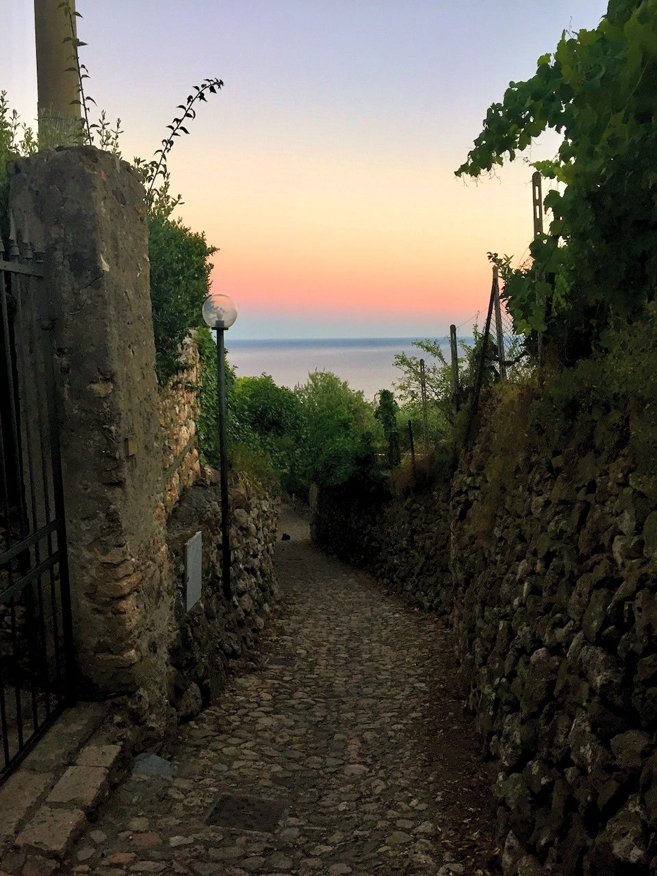 Sunset in Borgio Verezzi