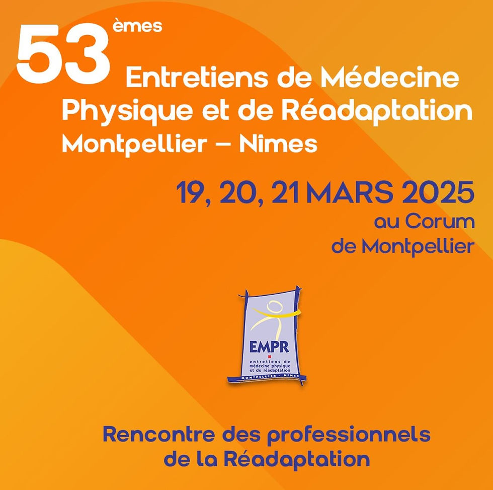 53émes Entretiens de Rééducation et Réadaptation Fonctionnelles