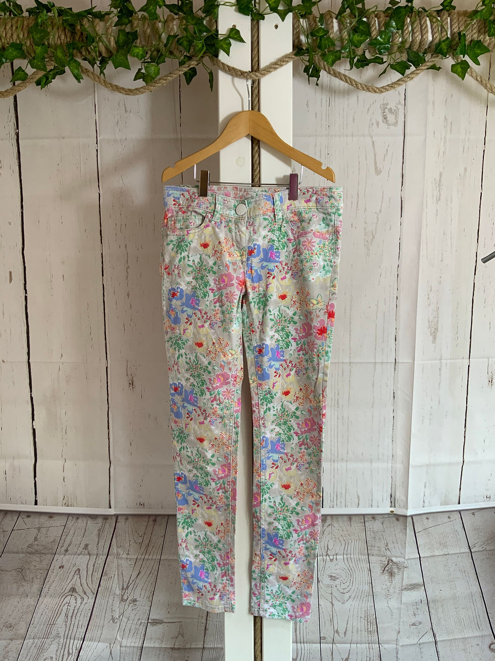 11-12 Years Next floral jeans