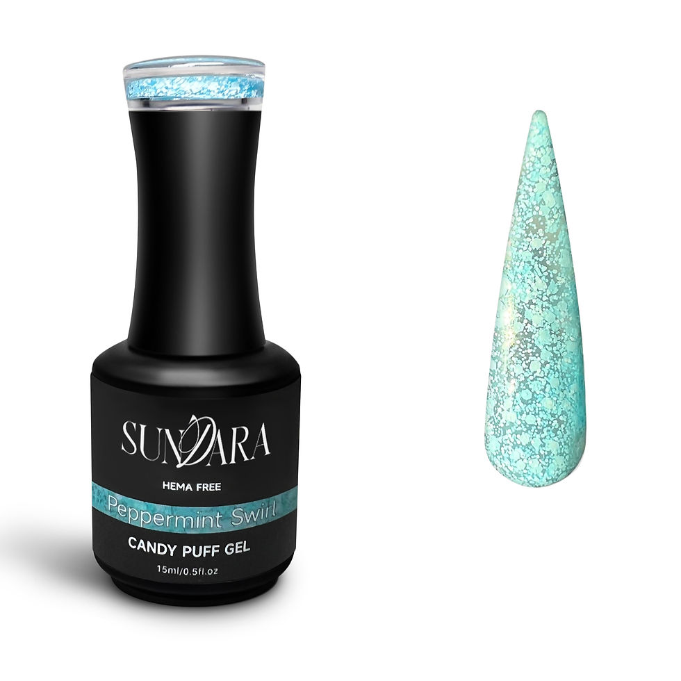 Peppermint Swirl- Hema Free Gel Polish