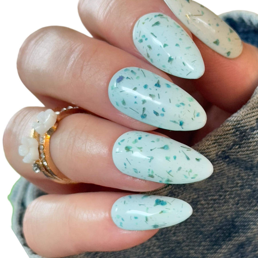 I am rooting for you- Blue Flower UV Gel Polish (Hema Free)