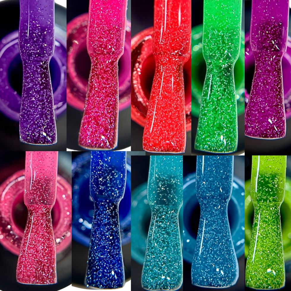 Neon Dream Reflective Gel Polish Collection- 10 Colors