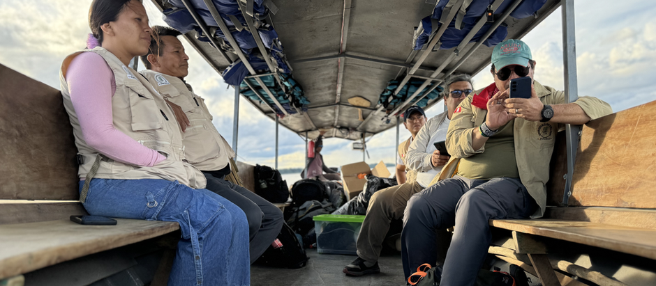 Local patrollers from Palma Real community in Peru. // CREDIT: Maia Galmés Feuer