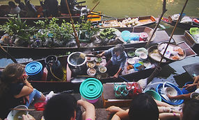 Floating Market Scene
